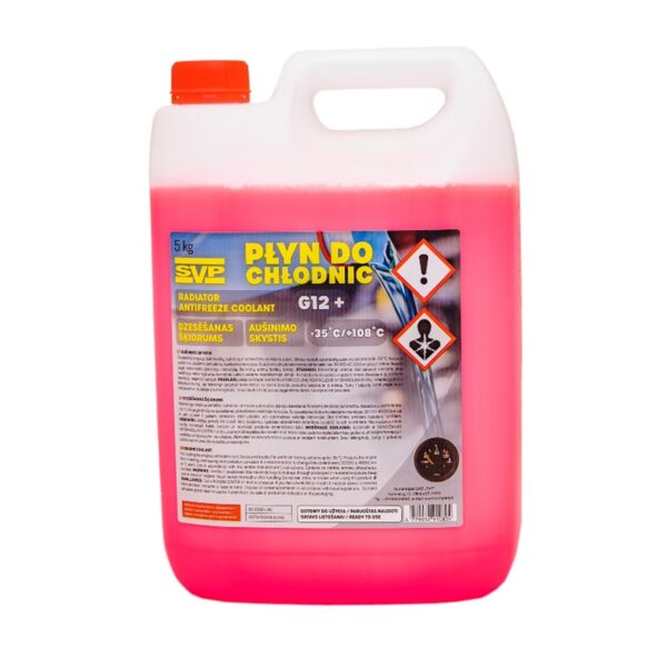 SVP Antifrizas  -35C G12+ raudonos spalvos