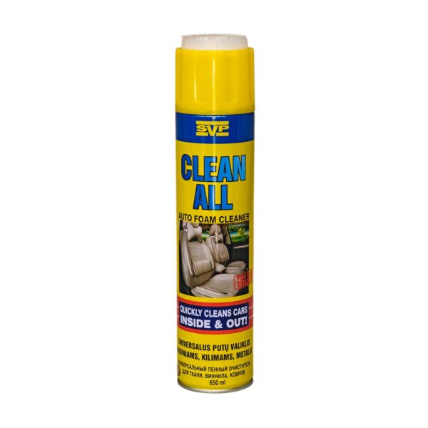 SVP Upholstery cleaner, seats, carpets CLEAN ALL (with brush)